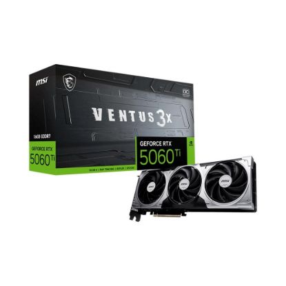 Obrázek MSI VGA NVIDIA GeForce RTX 5060 Ti 16G VENTUS 3X OC, RTX 5060 Ti, 16 GB GDDR7, 3xDP, 1xHDMI
