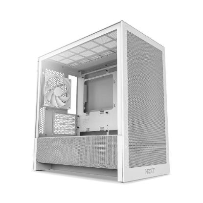 Obrázek NZXT skříň H3 Flow / microATX / 1 x 120mm / USB / USB- C / bílá