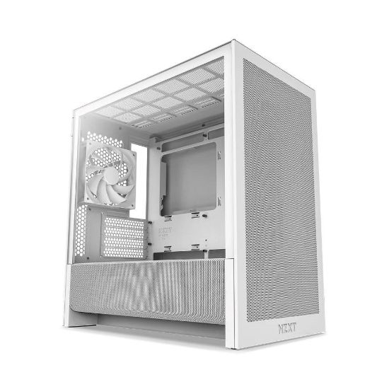 Obrázek NZXT skříň H3 Flow / microATX / 1 x 120mm / USB / USB- C / bílá