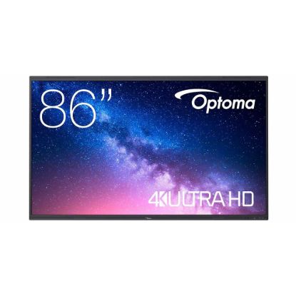 Obrázek Optoma 5863RK IFPD 86" - interaktivní dotykový, 4K UHD, multidotyk 40prstu, Android 13, 8 GB RAM/ 64 GB ROM