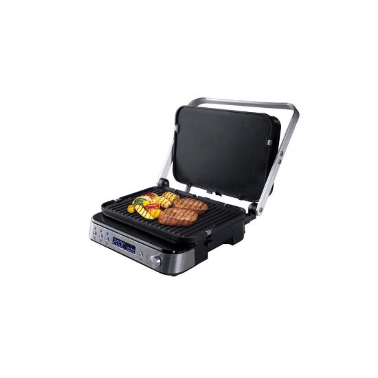 Obrázek Orava Grillchef- 3 elektrický kontaktní gril, 2000 W, LCD displej, časovač, digitální ovládání