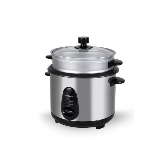Obrázek Orava MH- 05 multifunkční hrnec, 500 W, 1.5 l, udržování teploty, automatické vypnutí, černá / stříbrná