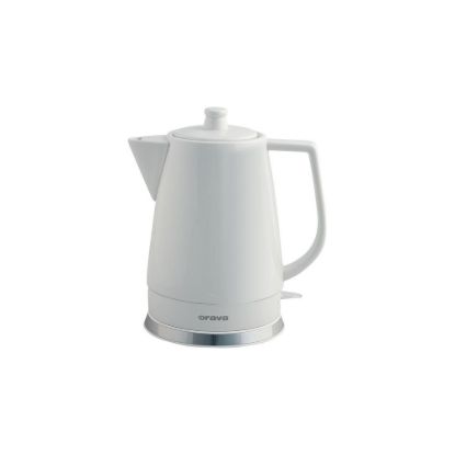 Obrázek Orava VK- 3813 W rychlovarná konvice, 1500 W, 1.5 l, kermická, automatické vypnutí, bílá