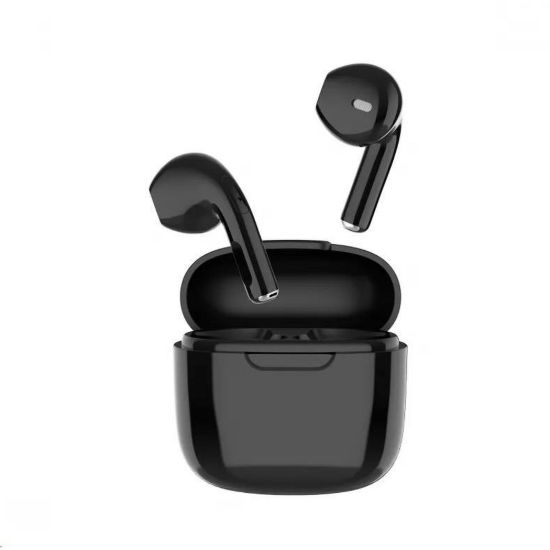 Obrázek Orava bezdrátová sluchátka s mikrofonem, USB- C, dotykové ovládání, do uší, IPX3, černá