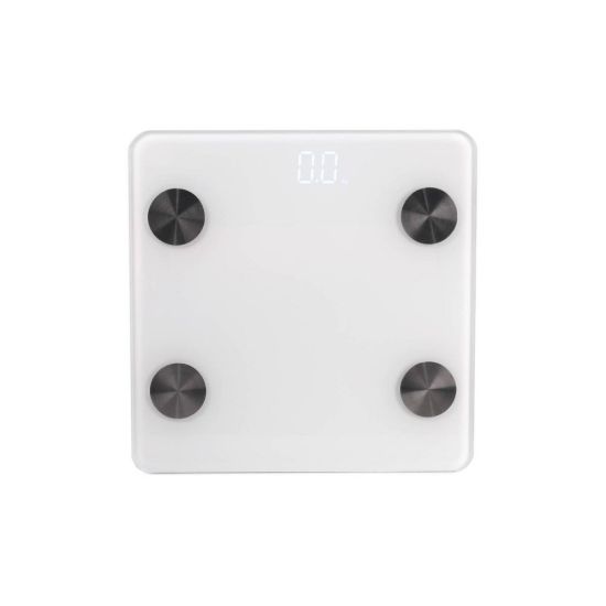 Obrázek Orava EV- 600 BT osobní váha, bluetooth, LED displej, kg/ lb, Android, iOS, do 180 kg, skleněná