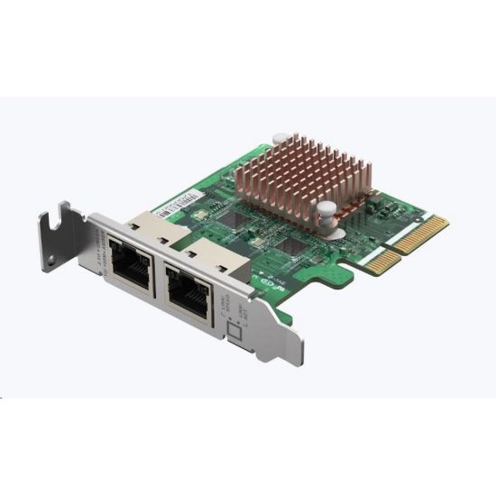 Obrázek QNAP QXG- 2G2T- I225 rozšiřující karta 2x 2, 5GbE pro PC i NAS