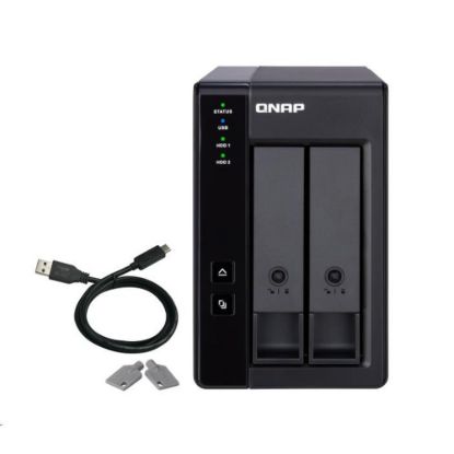 Obrázek QNAP TR- 002 rozšiřujicí jednotka (2xSATA, USB- C 3.2 Gen2)