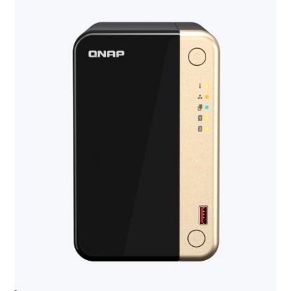 Obrázek QNAP TS- 264- 8G (4C/ CeleronN5095/ 2, 9GHz/ 8 GBRAM/ 2xSATA/ 2xM.2/ 2 x 2, 5GbE/ 2xUSB2.0/ 2xUSB3.2/ 1xPCIe/ 1xHDMI)