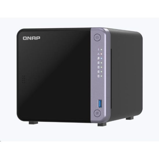 Obrázek QNAP TS- 432X- 4G (4C/ AlpineAL524/ 2, 0GHz/ 4 GBRAM/ 4xSATA/ 2 x 2, 5GbE/ 1xSFP+/ 2xUSB3.2/ 1xPCIe)
