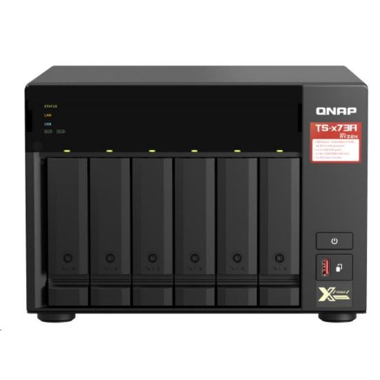 Obrázek QNAP TS- 673A- 8G (4C/ Ryzen V1500B/ 2, 2GHz/ 8 GBRAM/ 6xSATA/ 2xM.2/ 2 x 2, 5GbE/ 4xUSB3.2/ 2xPCIe)