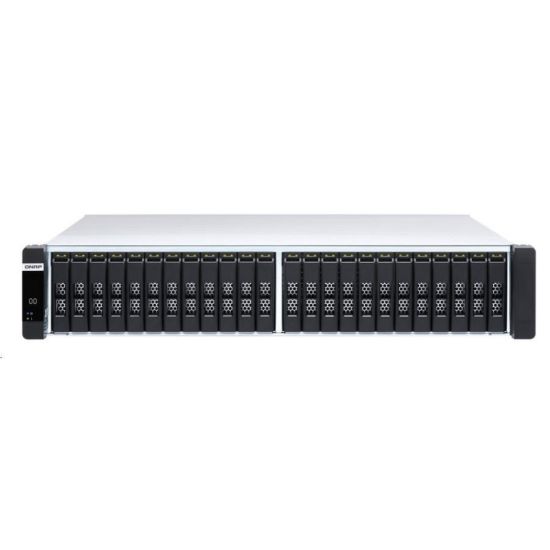 Obrázek QNAP ES2486dc- 2142IT- 96G (2 x 8C/ XeonD- 2142IT/ 3GHz/ 48 GBRAM/ 24xSAS/ 3xGbE/ 4xSFP+/ 2xUSB3.2/ 2xPCIe/ RP)