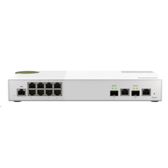 Obrázek QNAP switch QSW- M2108- 2C (8 x 2, 5GbE, 2 x 10GbE/ SFP+combo)