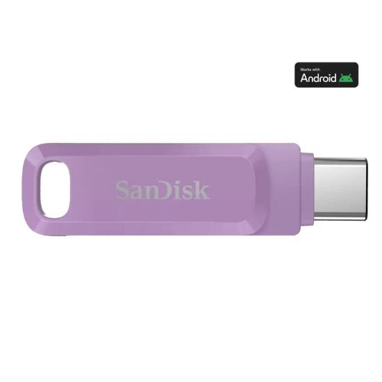 Obrázek SanDisk Flash Disk 512 GB Ultra Dual Drive Go, USB- C 3.2, fialová