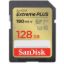 Obrázek SanDisk SDXC karta 128 GB Extreme PLUS (190 MB/ s Class 10, UHS- I U3 V30)