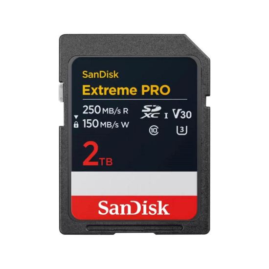 Obrázek SanDisk SDXC karta 2 TB Extreme PRO (250 MB/ s Class 10, UHS- I U3 V30)