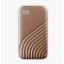 Obrázek SanDisk WD My Passport SSD externí 2 TB , USB- C 3.2 , 1050/ 1000MB/ s R/ W PC & Mac , GOLD
