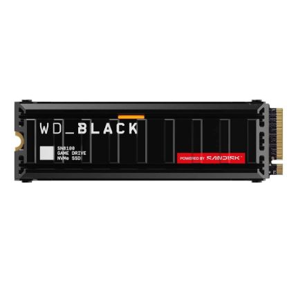 Obrázek WD BLACK SSD NVMe 1 TB PCIe SN8100 Powered by SanDisk, Gen5, (R: 14900, W: 11000MB/ s), Chladič