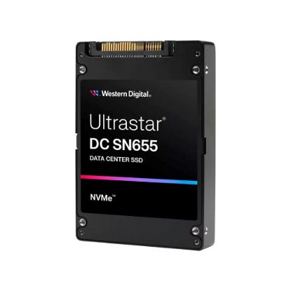 Obrázek WD Enterprise SSD 3.84 TB Ultrastar DC SN655, PCIe Gen4, (R: 6800, W: 2600MB/ s), RI- 1DW/ D BICS5 TCG- Ruby
