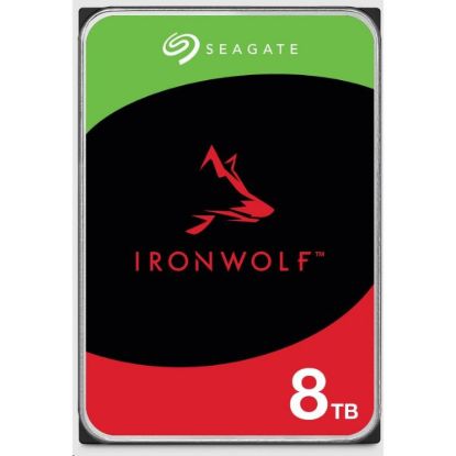 Obrázek SEAGATE HDD 8 TB IRONWOLF (NAS), 3.5", SATAIII, 5400 RPM, Cache 256MB, CMR