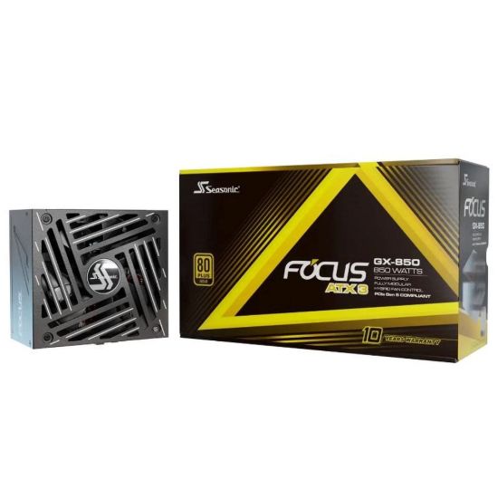 Obrázek SEASONIC zdroj 850 W Focus GX- 850, 80+ GOLD, ATX 3.1, PCIe 5.1