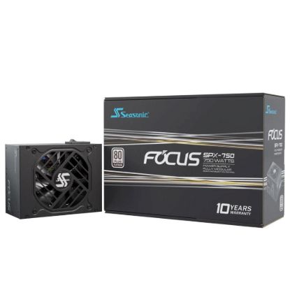 Obrázek SEASONIC zdroj 750 W Focus SPX 750, 92mm, Plně modulární, 80+ Platinum