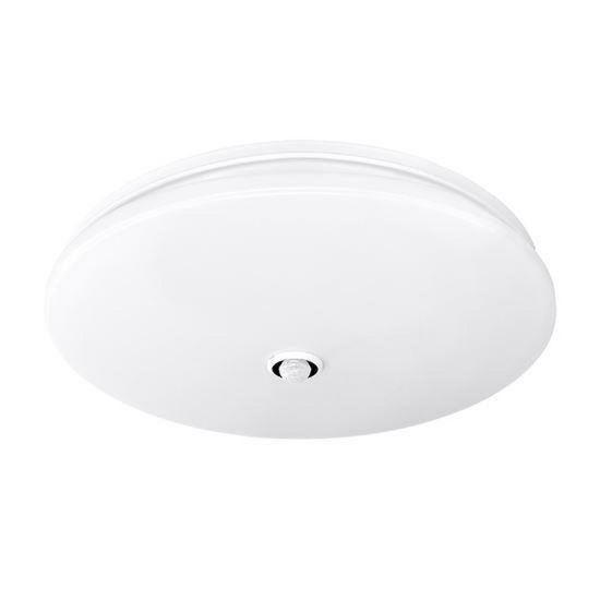 Obrázek Solight LED stropní světlo PLAIN s PIR sensorem, 18 W, 1260lm, 3000K, kulaté, 33cm