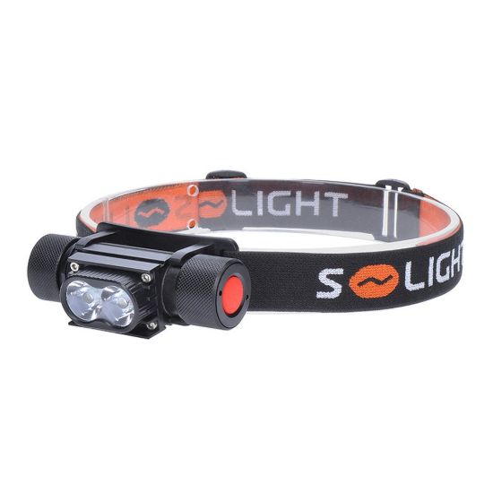 Obrázek Solight LED čelová nabíjecí svítilna, 650lm, Li- Ion