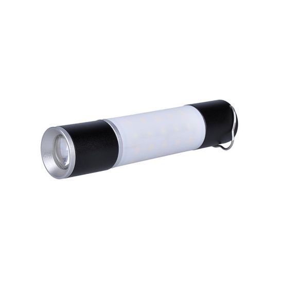 Obrázek Solight LED nabíjecí ruční svítilna s kampingovou lucernou, 250lm, power bank, Li- Ion