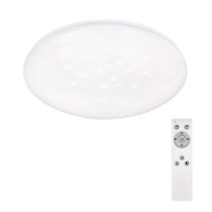 Obrázek Solight LED stropní světlo Star, kulaté, 24 W, 2400lm, dálkové ovládání, 37cm