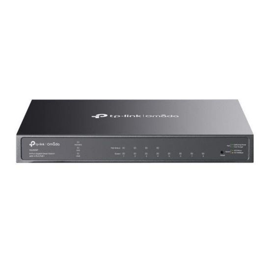 Obrázek TP- Link OMADA switch SG2008P (8xGbE, 4xPoE+, 62 W, fanless)