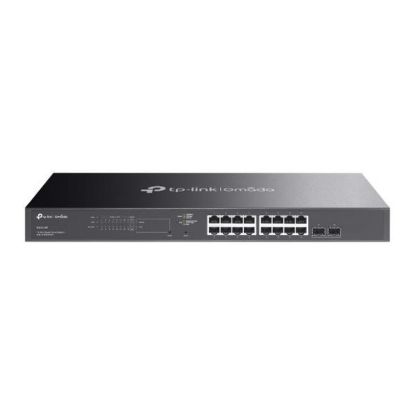 Obrázek TP- Link OMADA switch SG2218P (16xGbE, 2xSFP, 16xPoE+, 150 W, fanless)