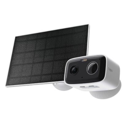 Obrázek TP- Link Tapo C400 KIT venkovní kamera, solární panel (2MP, 1080p, IR 10m, WiFi, micro SD card, IP65)