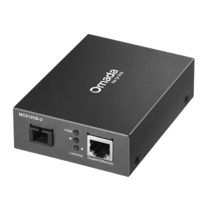 Obrázek TP- Link OMADA MC212CS- 2 WDM media konvertor (1xGbE, 1x simplex SC/ UPC, SM, 1310/ 1550nm, 2km)