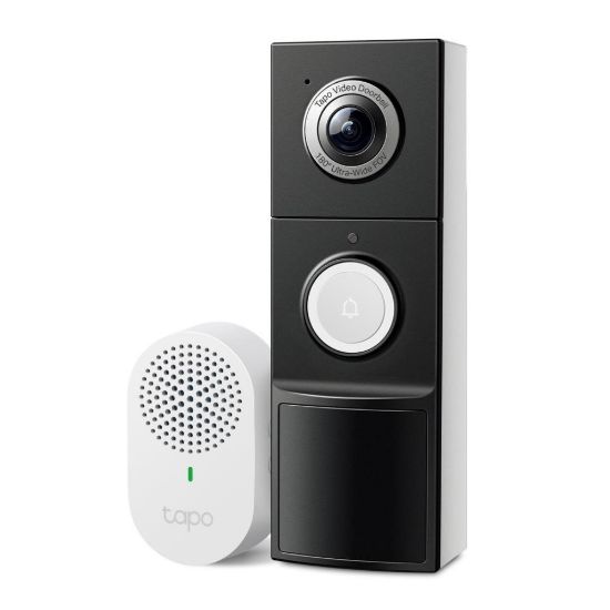 Obrázek TP- Link Tapo D235 Chytrý video zvonek (5MP, 2K, WiFi, IR 10m, microSD)