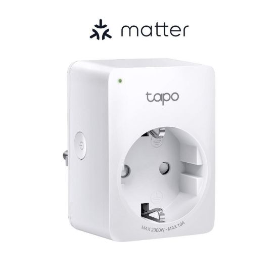 Obrázek TP- Link Tapo P100M(EU) chytrá WiFi mini zásuvka (2300 W, 10A, 2, 4 GHz, BT)