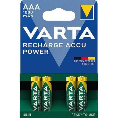 Obrázek Varta LR03/ 4BP 1000 mAh Ready to use (Blistr 4ks)