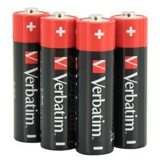 Obrázek VERBATIM Alkalické baterie AA, 4 PACK , LR6