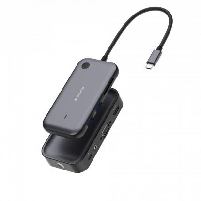 Obrázek VERBATIM Display Adapter WDA- 01 Share My Screen 1080P, USB- C hub