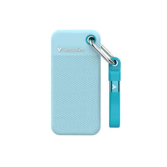 Obrázek VERBATIM externí SSD 1 TB Pocket SSD, USB- C, Modrá