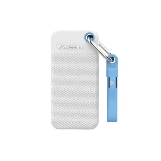 Obrázek VERBATIM externí SSD 2 TB Pocket SSD, USB- C, Bílá