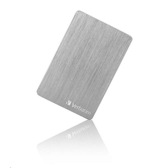 Obrázek VERBATIM Externí HDD 2 TB Store 'n' Go ALU Slim Portable Hard Drive USB 3.2, Silver