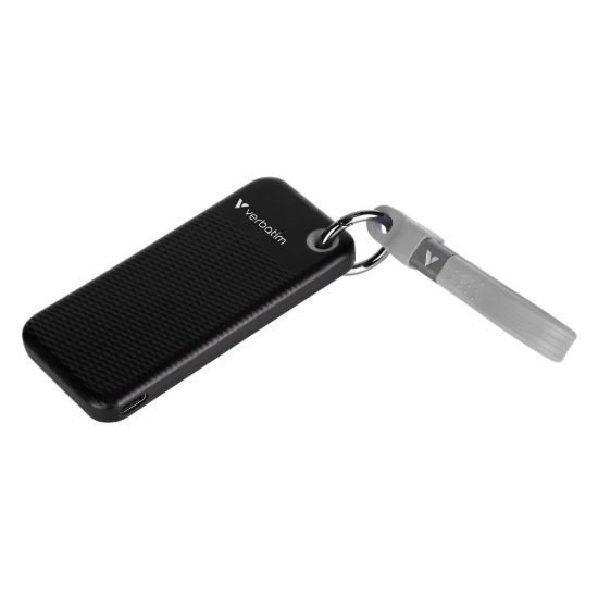 Obrázek VERBATIM Externí SSD Pocket SSD 2 TB, USB- C 3.1, černá/ šedá