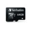 Obrázek VERBATIM MicroSDXC karta 64 GB Pro, U3 + adaptér
