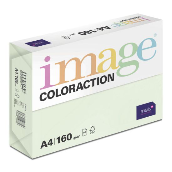 Obrázek Antalis Papír Image Coloraction Jungle - pastelově světle zelená (GN27) A4 (160g/ 250ks)