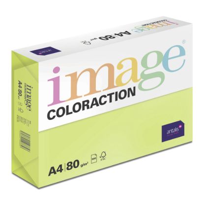 Obrázek Antalis Papír Image Coloraction Rio - reflexní zelená (NeoGn) A4 (80g/ 500ks)