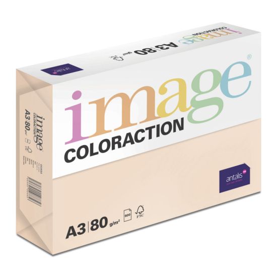 Obrázek Antalis Papír Image Coloraction Savana - meruňková (SA24) A3 (80g/ 500ks)