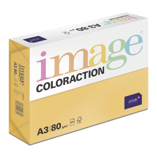 Obrázek Antalis Papír Image Coloraction Venezia - sytá oranžová (AG10) A3 (80g/ 500ks)