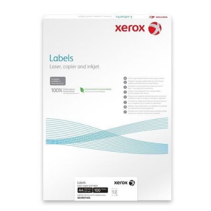 Obrázek Xerox Papír samolepící štítky - Labels 16UP 105 x 37 (100 listů, A4)
