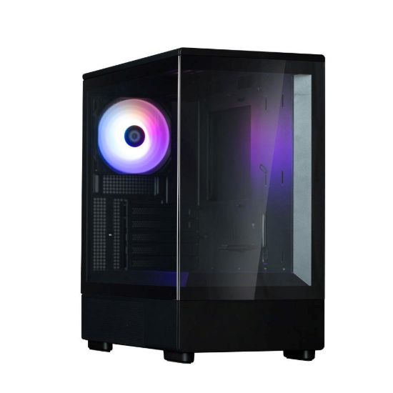 Obrázek ZALMAN case P10, Mini Tower, mATX, 1xUSB 3.0, 1xUSB- C, 1x 120mm ARGB Fan, černá