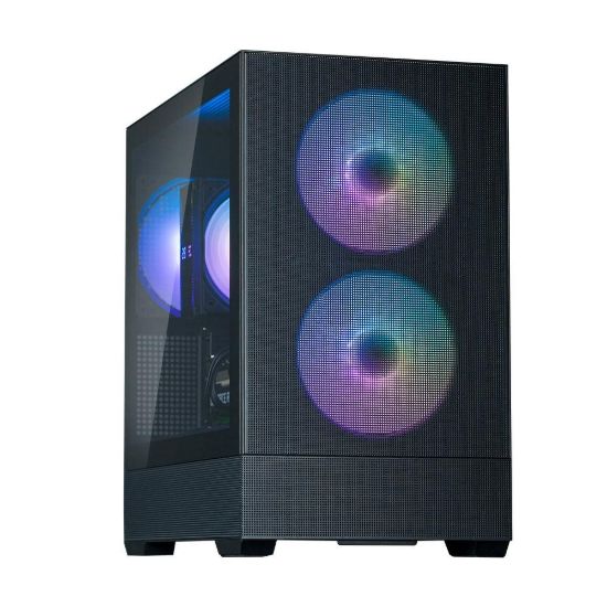 Obrázek ZALMAN case P30 Air, Mini Tower, mATX, 1xUSB 3.0, 1xUSB- C, 3x 140mm ARGB Fan, černá
